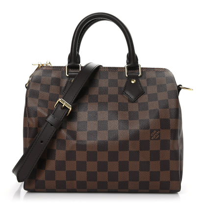 Louis Vuitton Damier Ebene Speedy Bandouliere 25 1 of 10