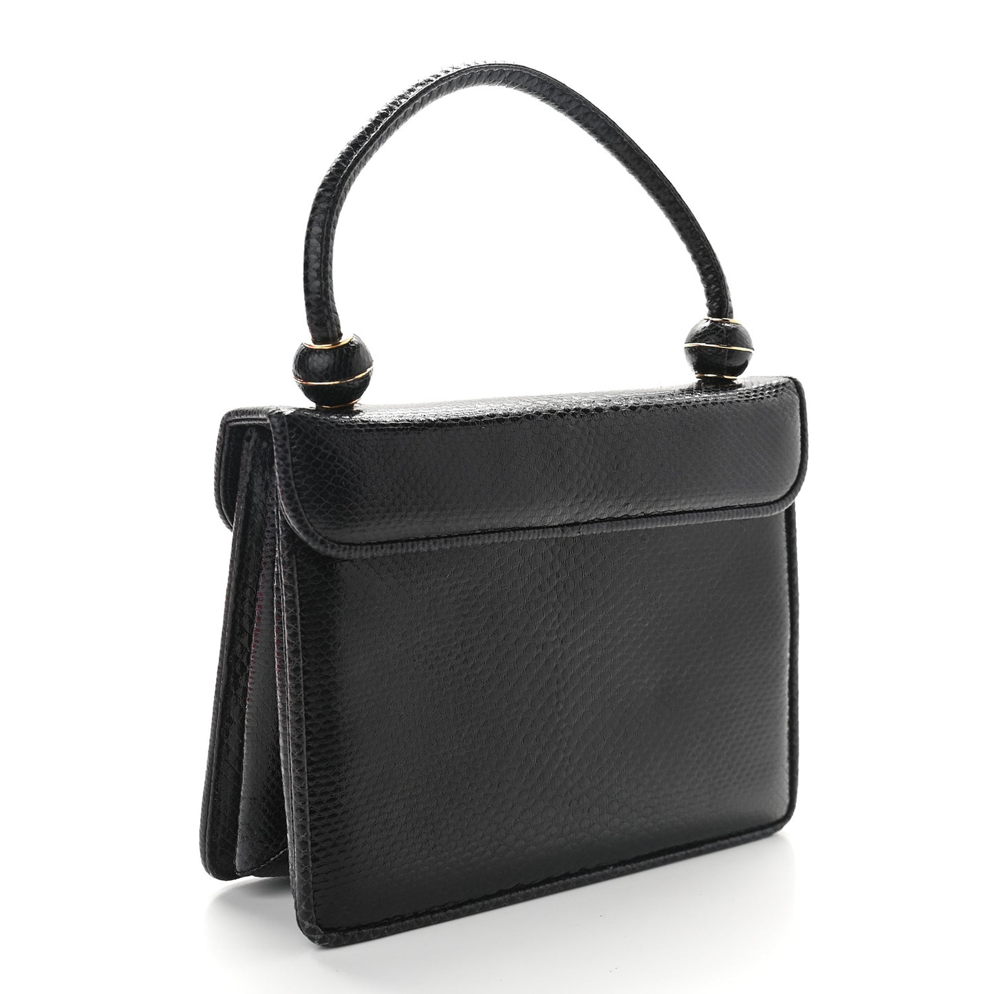 Lizard Evening Bag Black