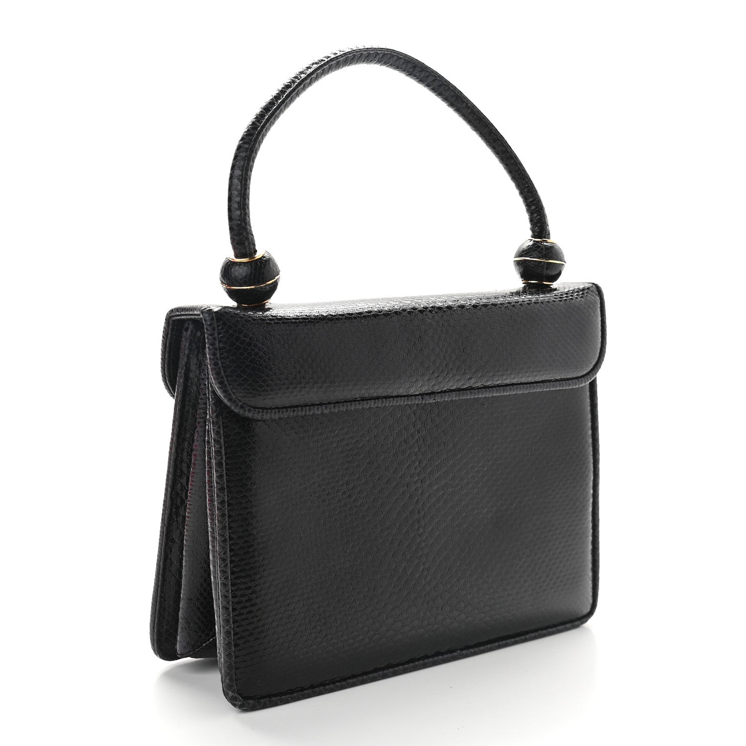 Judith Leiber Lizard Evening Bag Black 2 of 8