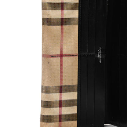 Burberry House Check Continental Wallet Black 16 of 18