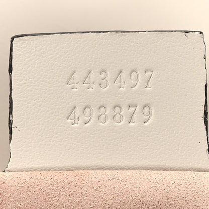 Gucci Calfskin Matelasse Small GG Marmont Shoulder Bag White 7 of 11