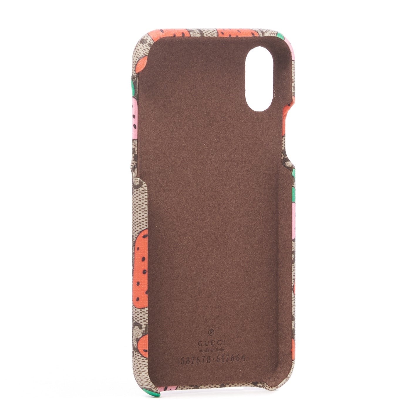 GG Supreme Monogram Strawberry iPhone X/XS Case