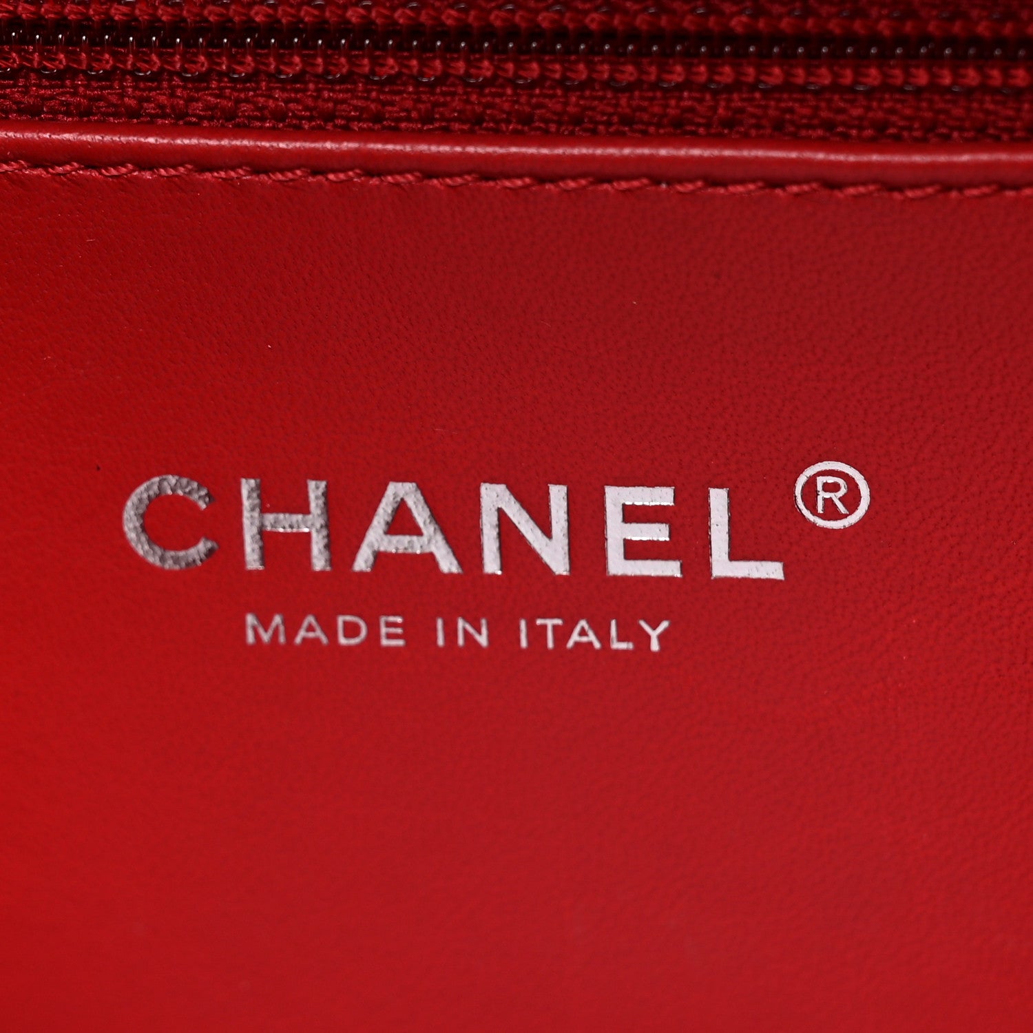 Chanel Lambskin Quilted Medium CC Filigree Vanity Case Dark Red 8 of 25