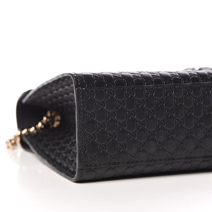 Gucci Microguccissima Medium Emily Chain Shoulder Bag Black 4 of 9