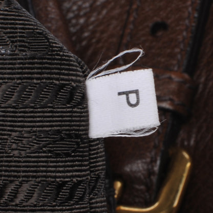 Prada Vitello Daino Bauletto Brown 8 of 9
