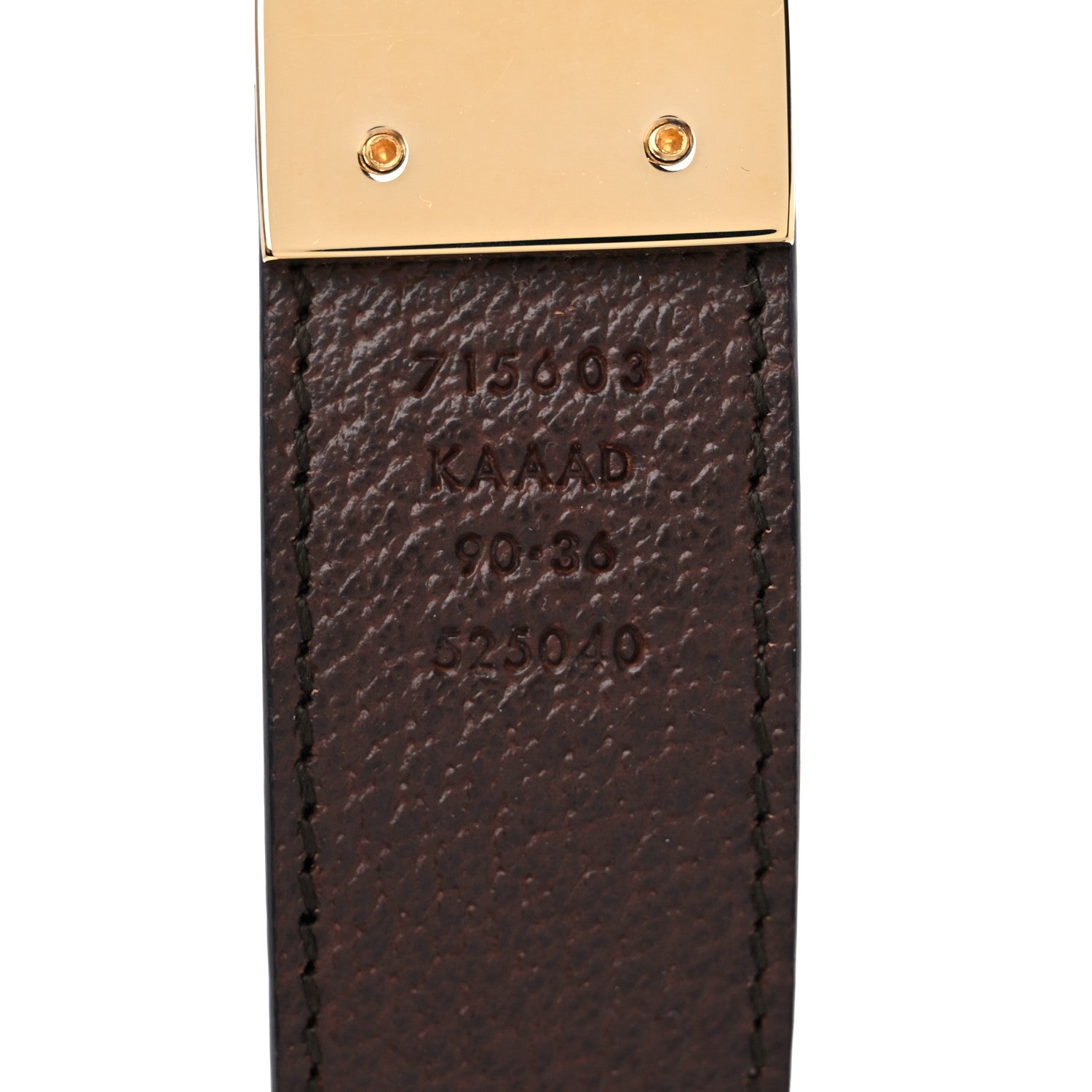 Gucci GG Supreme Monogram Textured Dollar Calfskin Squared Interlocking G 30mm Reversible Belt 90 36 Beige Ebony New Acero 3 of 4