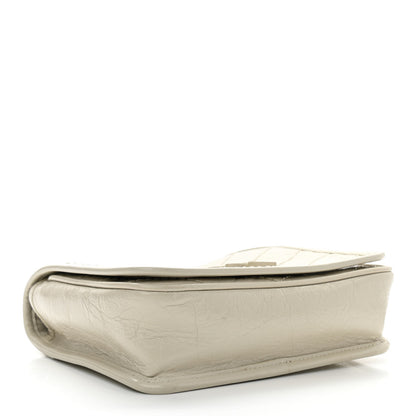 Saint Laurent Crinkled Calfskin Matelasse Monogram Niki Chain Wallet Crema Soft 4 of 14