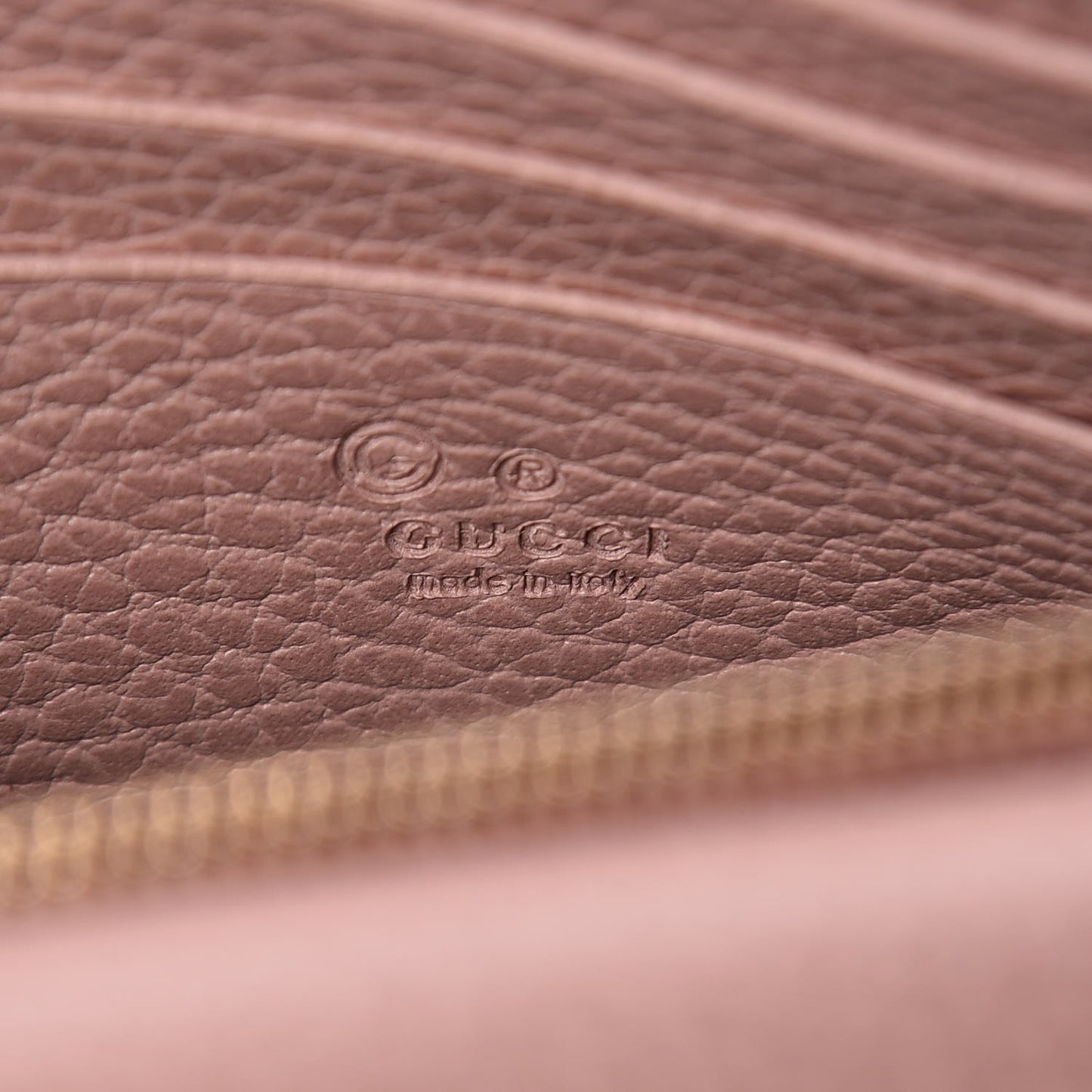 Dollar Calfskin Medium Betty Chain Wallet Soft Pink