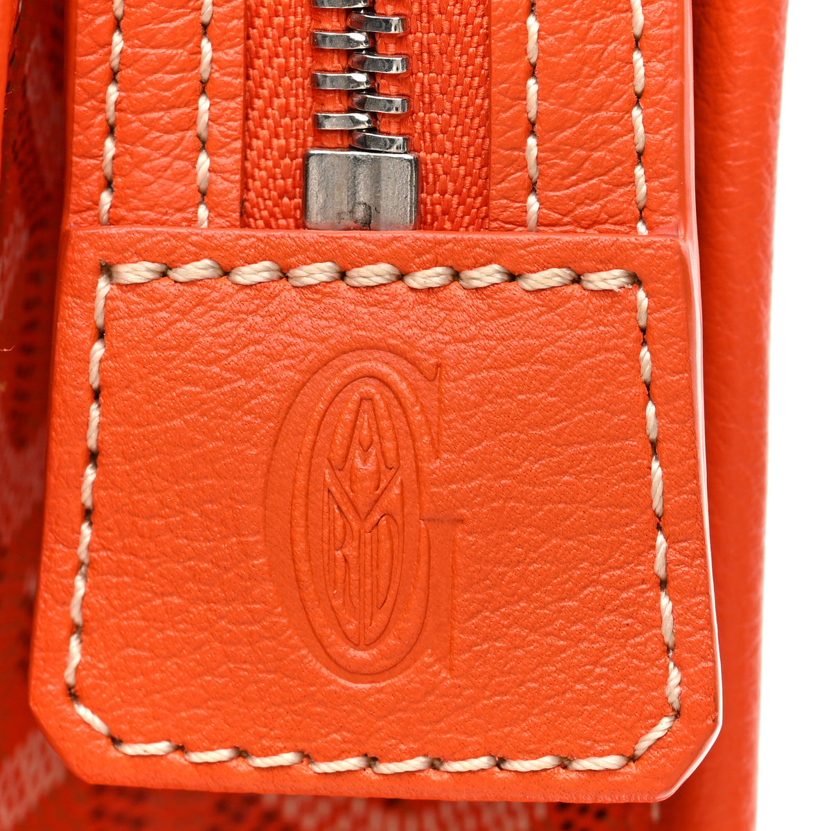 Goyard Goyardine Jouvence GM Toiletry Pouch Orange 6 of 7