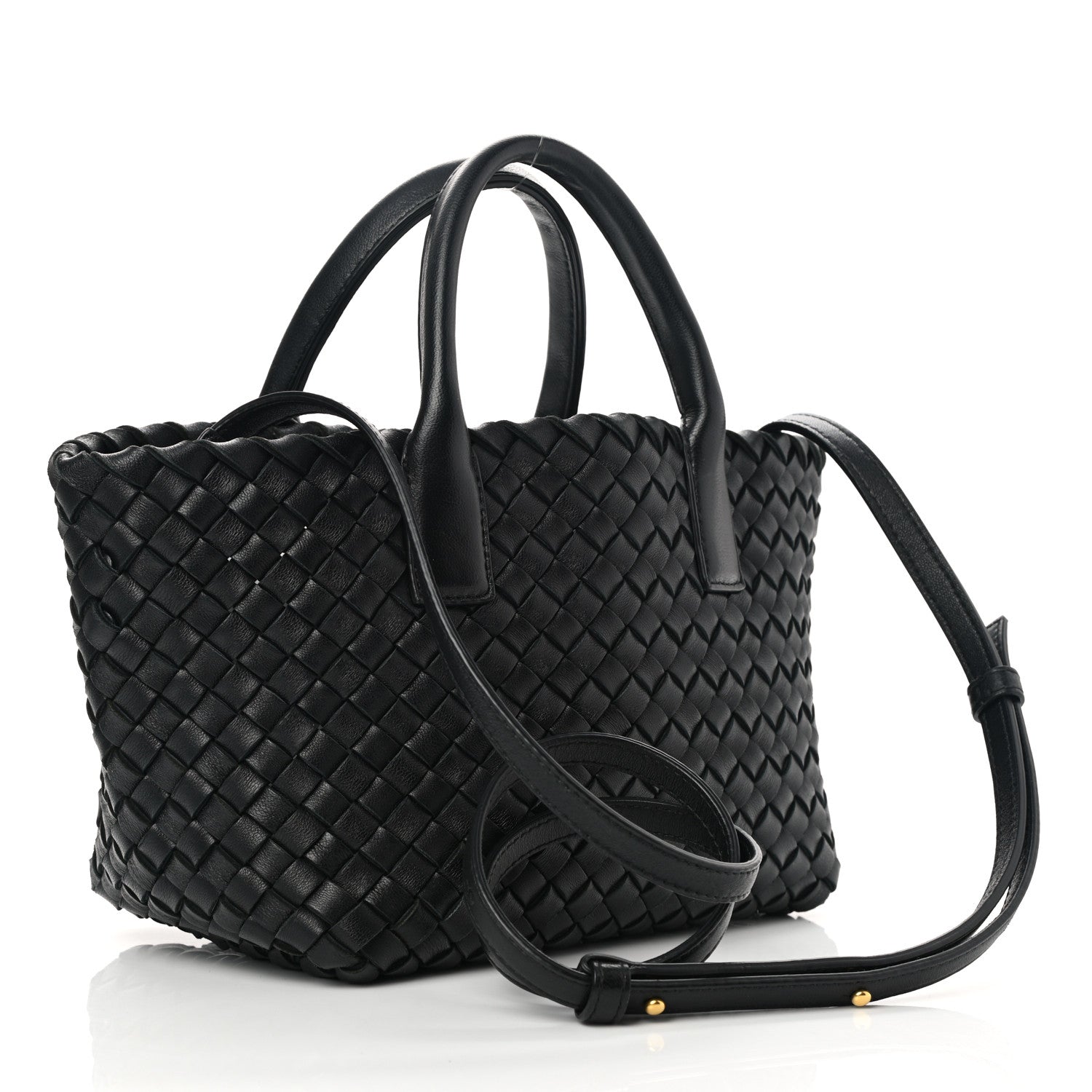 Bottega Veneta Nappa Intrecciato Mini Cabat Black 4 of 8