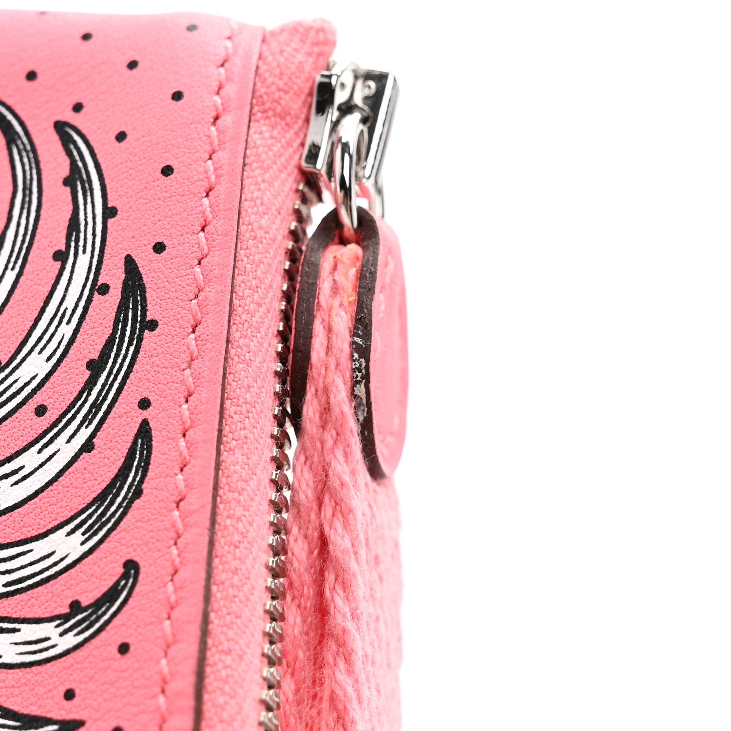 Hermes Swift Tigre Royal Bandana Carre Pocket Pouch Rose Ete 8 of 9