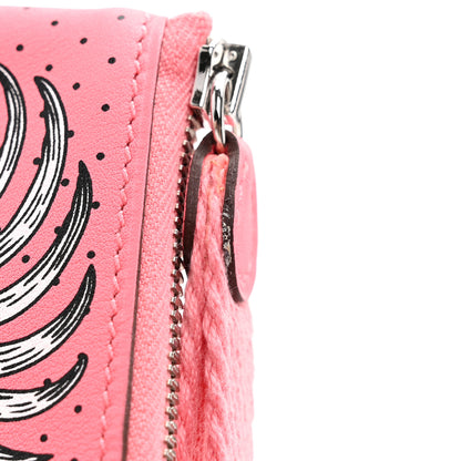 Hermes Swift Tigre Royal Bandana Carre Pocket Pouch Rose Ete 8 of 9