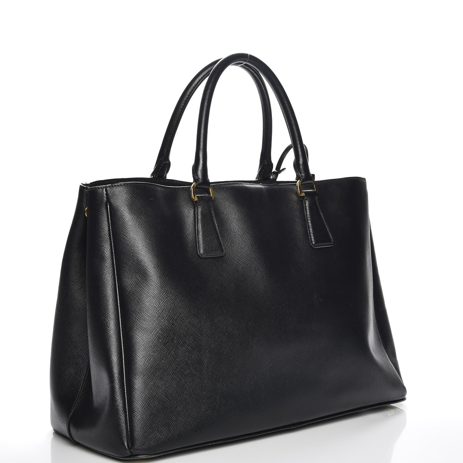 Prada Saffiano Lux Large Tote Nero Black 3 of 9