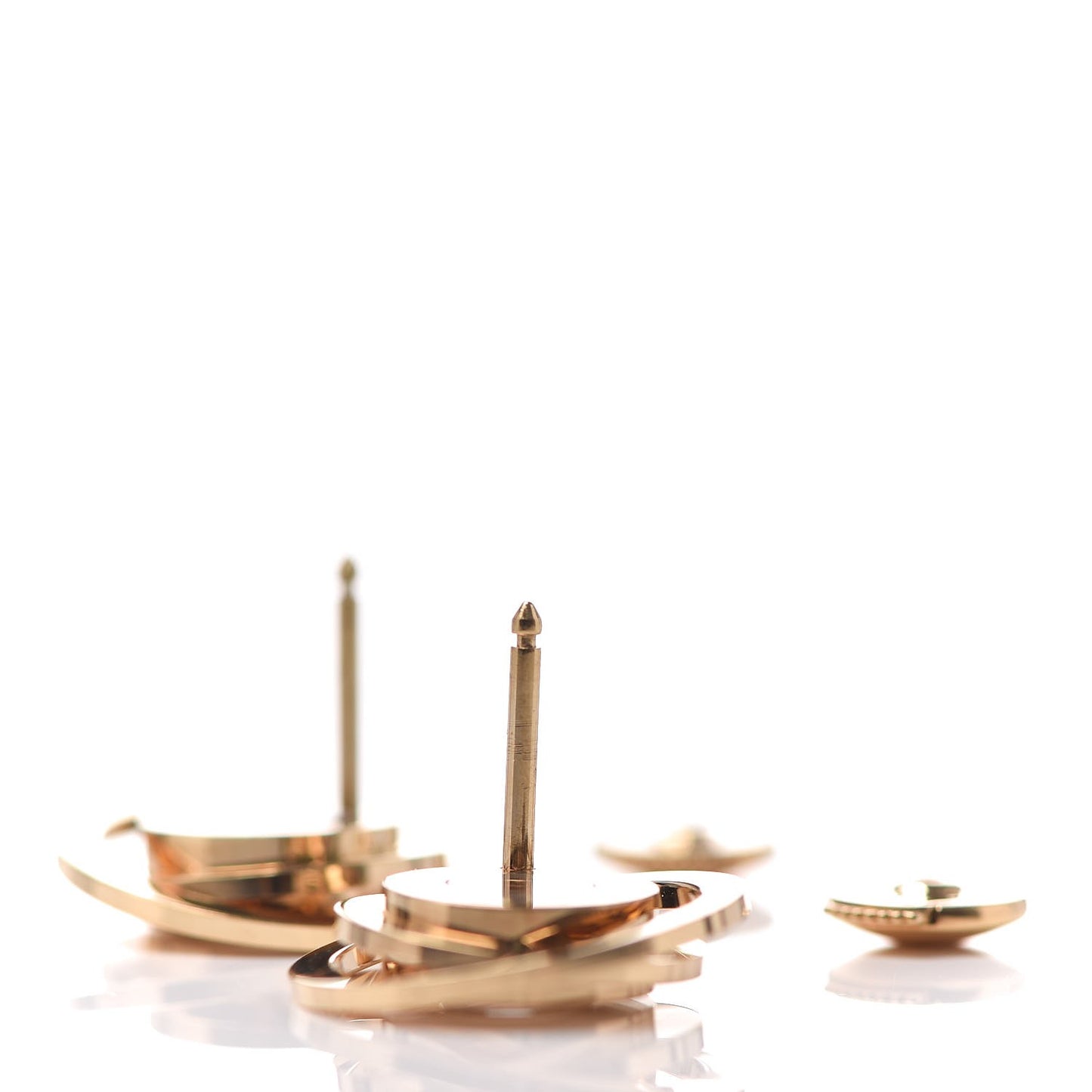 18K Yellow Gold Diamond Happy Spirit Earrings