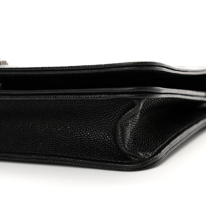 Chanel Caviar Quilted Boy Wallet On Chain WOC Black 11 of 14