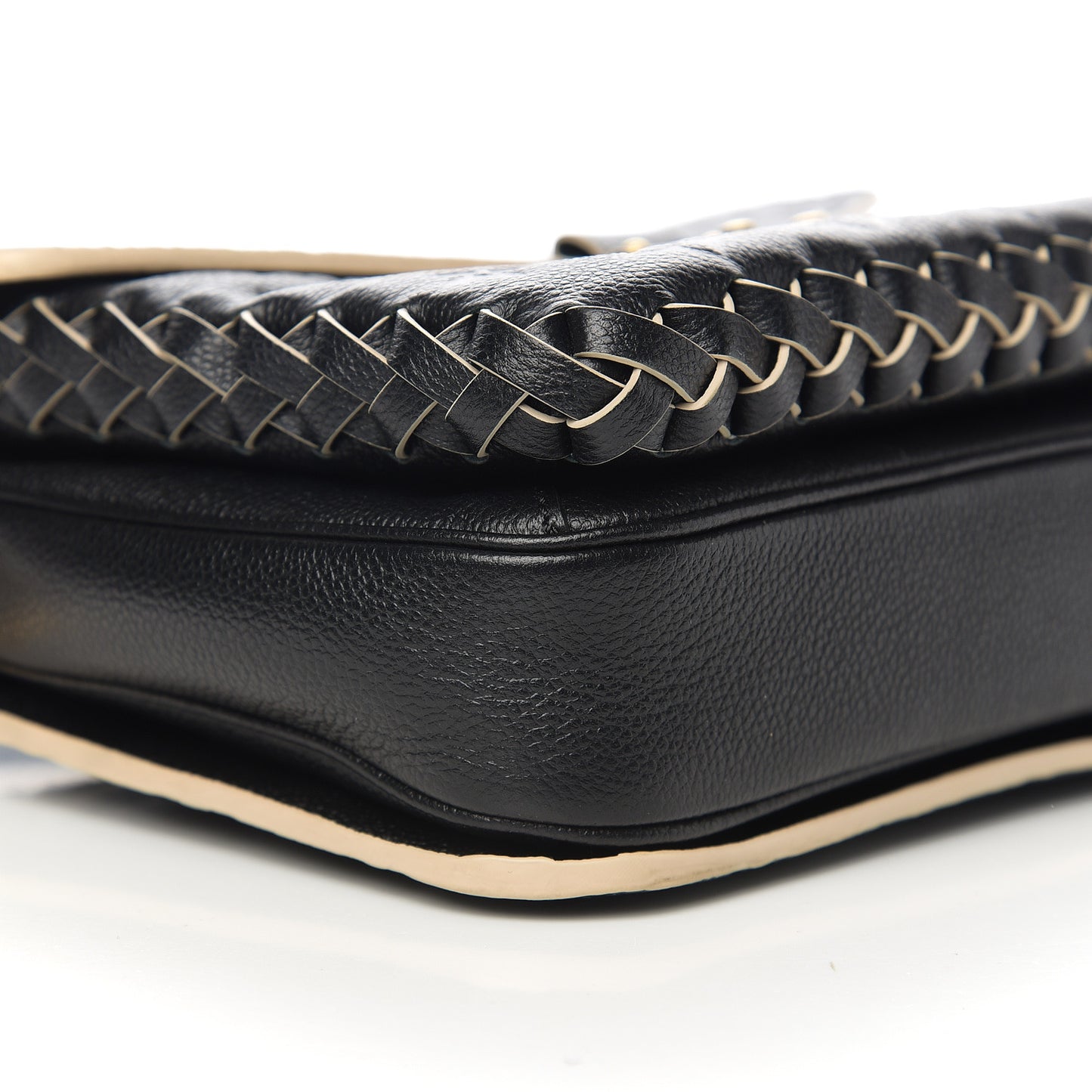 Empreinte Braided Pochette Metis Black