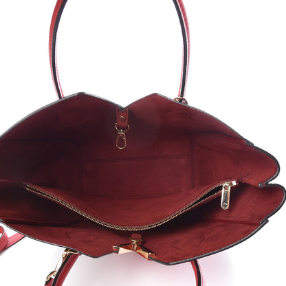 Louis Vuitton Calfskin Monogram Kimono Tote PM Cherry 5 of 8
