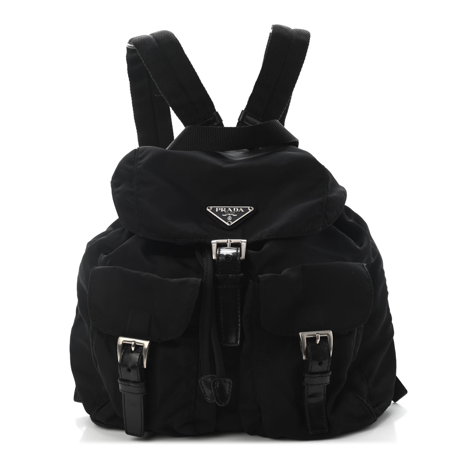 Prada Tessuto Nylon Vela Small Backpack Black 1 of 11