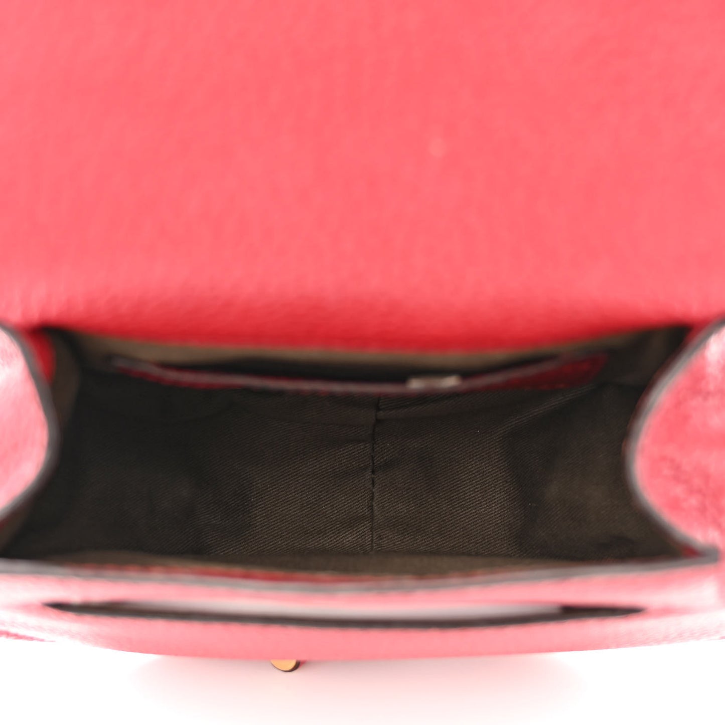 Calfskin Mini Marcie Round Crossbody Bag Red