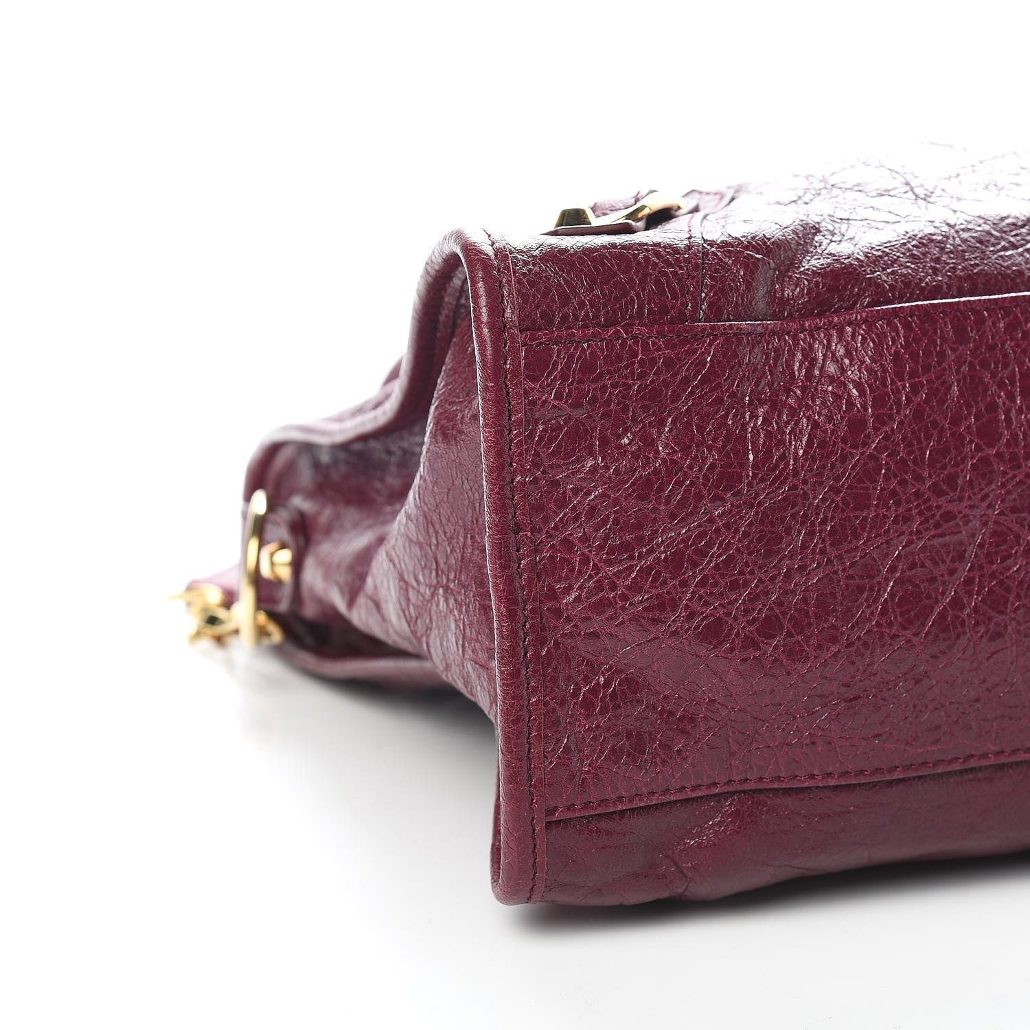 Balenciaga Agneau Classic Gold Hardware City Violet Prune 8 of 10