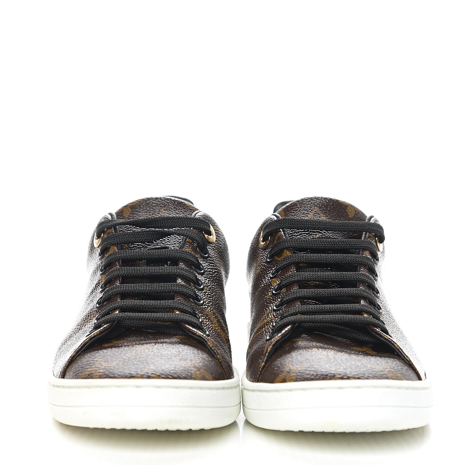 Louis Vuitton Patent Monogram Frontrow Sneakers 37.5 2 of 11
