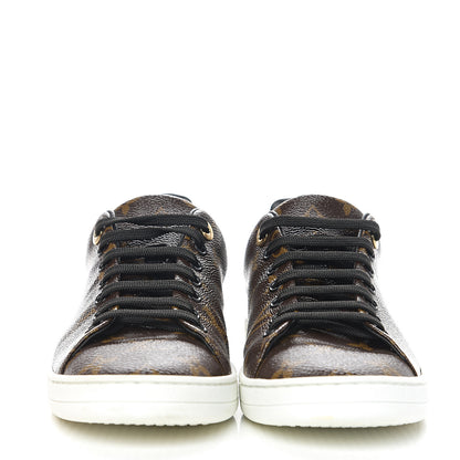 Louis Vuitton Patent Monogram Frontrow Sneakers 37.5 2 of 11