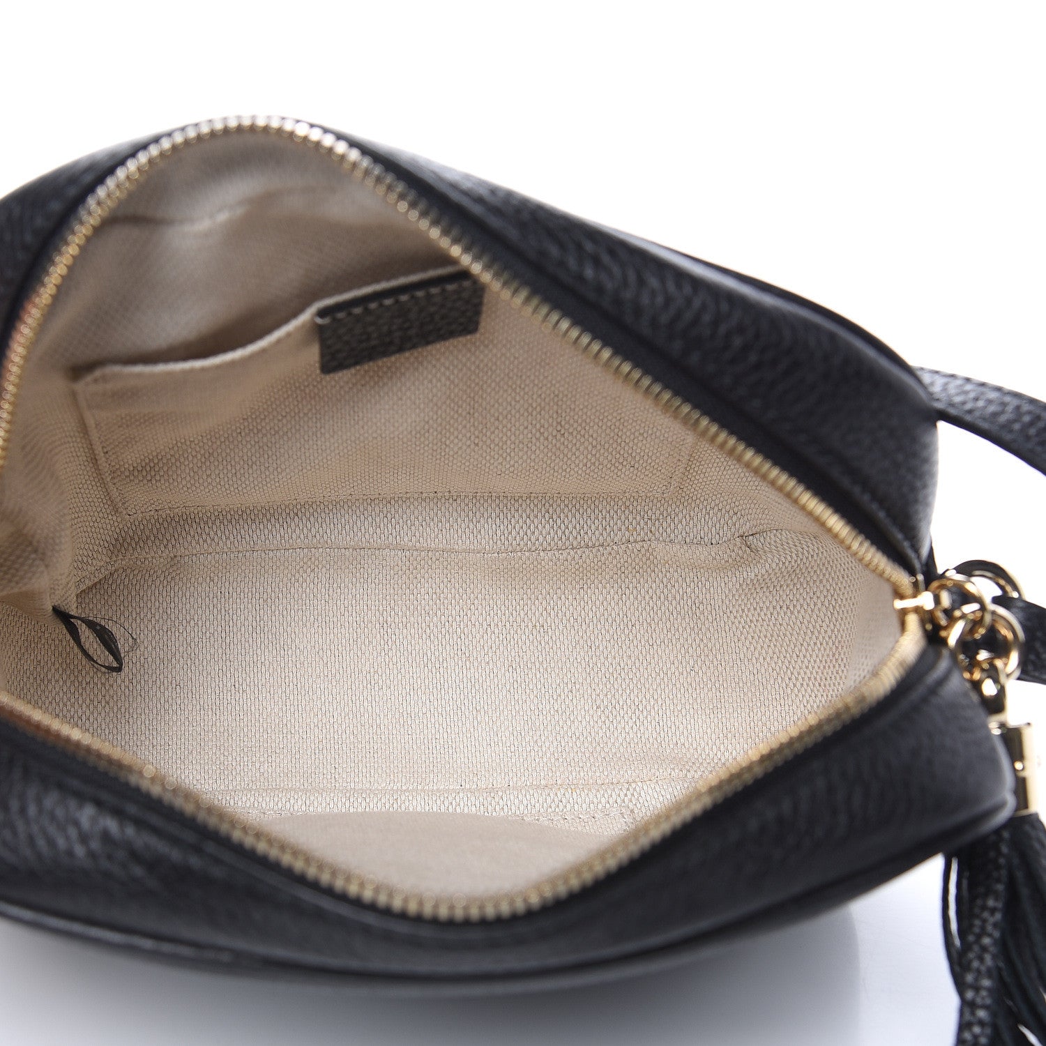 Gucci Pebbled Calfskin Small Soho Disco Bag Black 5 of 9