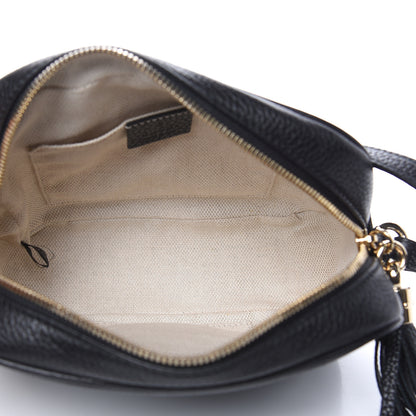 Gucci Pebbled Calfskin Small Soho Disco Bag Black 5 of 9