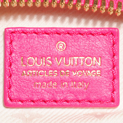 Louis Vuitton Canvas Articles De Voyage Rider Travel Shopper Fuchsia 6 of 7