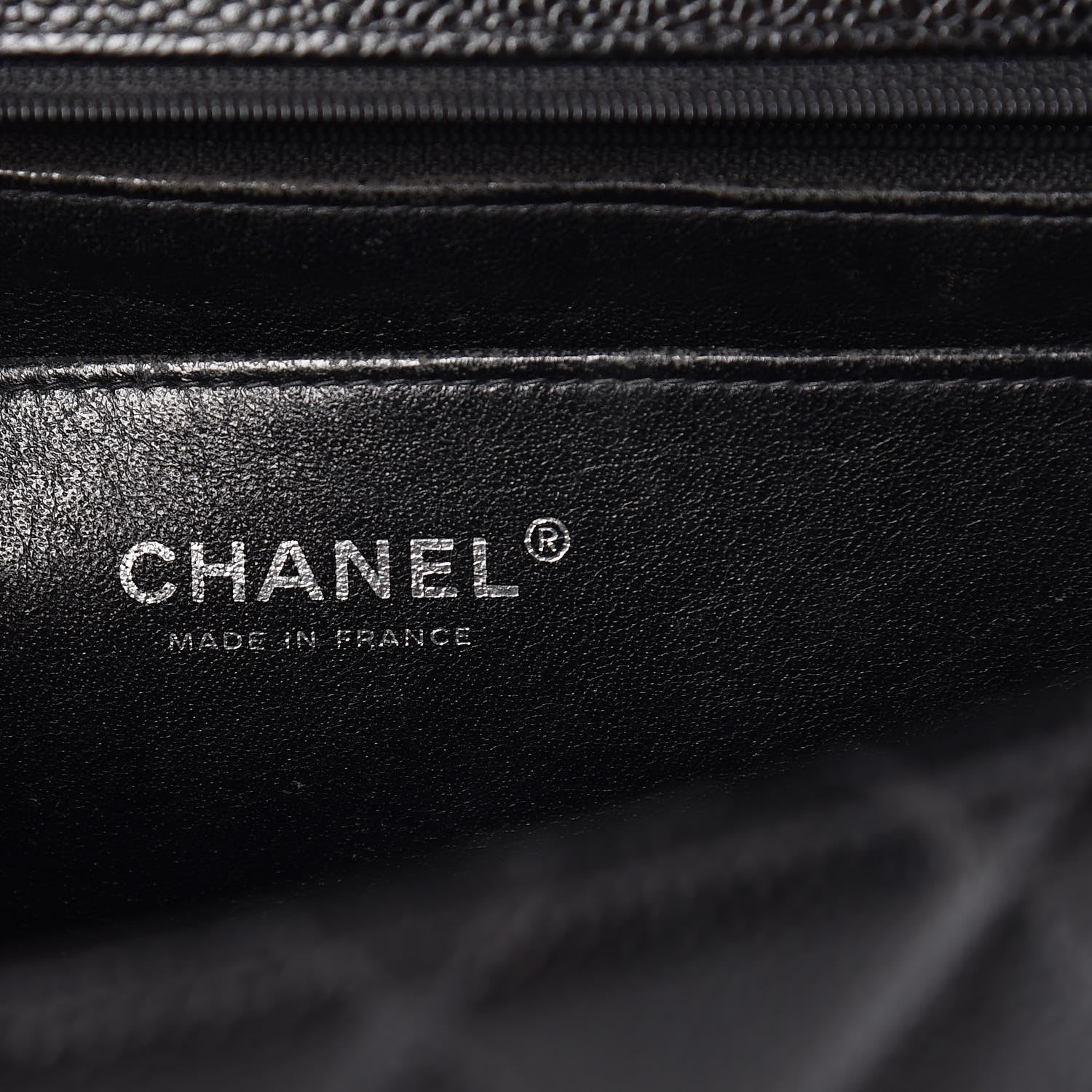 Chanel Caviar Quilted Jumbo Single Flap Black 6 of 15