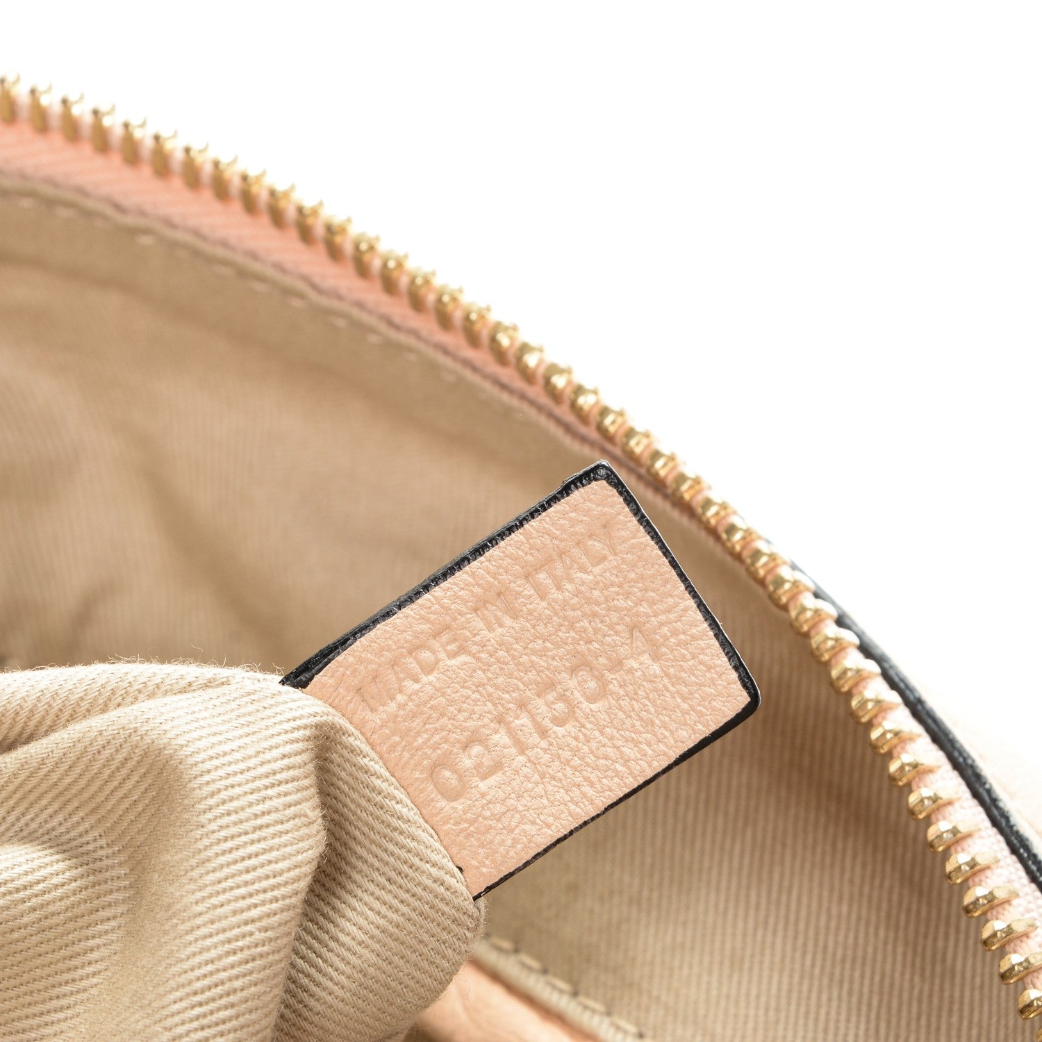 Chloe Lambskin Embroidered Large Marcie Satchel Beige 8 of 8