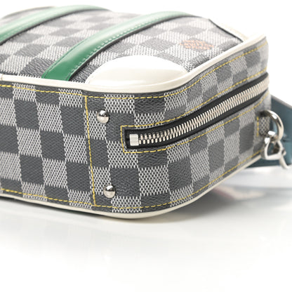 Louis Vuitton Damier Valisette BB Black White 10 of 13