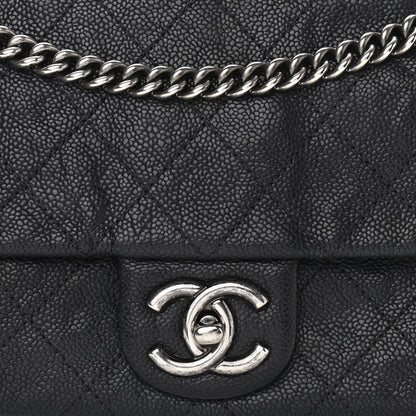 Chanel Caviar Quilted Medium Simply CC Flap Black 8 of 10