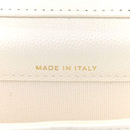 Chanel Caviar Quilted Mini Chain Bag White 7 of 11