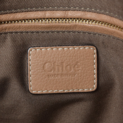 Chloe Calfskin Large New Marcie Tote Nut 6 of 9