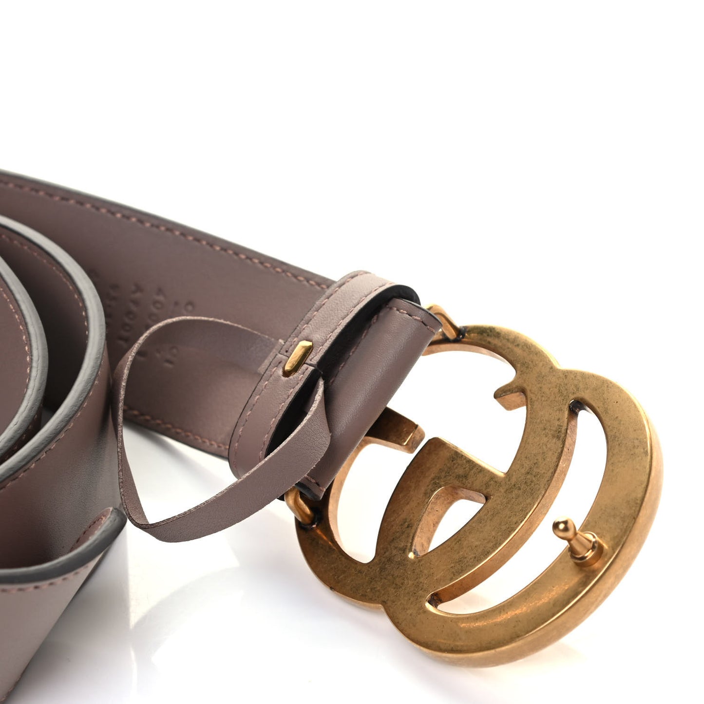 Calfskin Double G 40mm Belt 95 38 Porcelain Rose