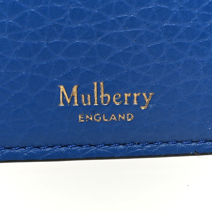 Mulberry Classic Grain Zipped Credit Card Slip Blue 6 of 6