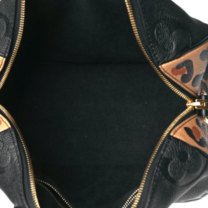 Louis Vuitton Empreinte Monogram Giant Wild At Heart Speedy Bandouliere 25 Black 5 of 8