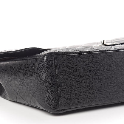 Chanel Caviar Quilted Maxi Double Flap Black 9 of 14