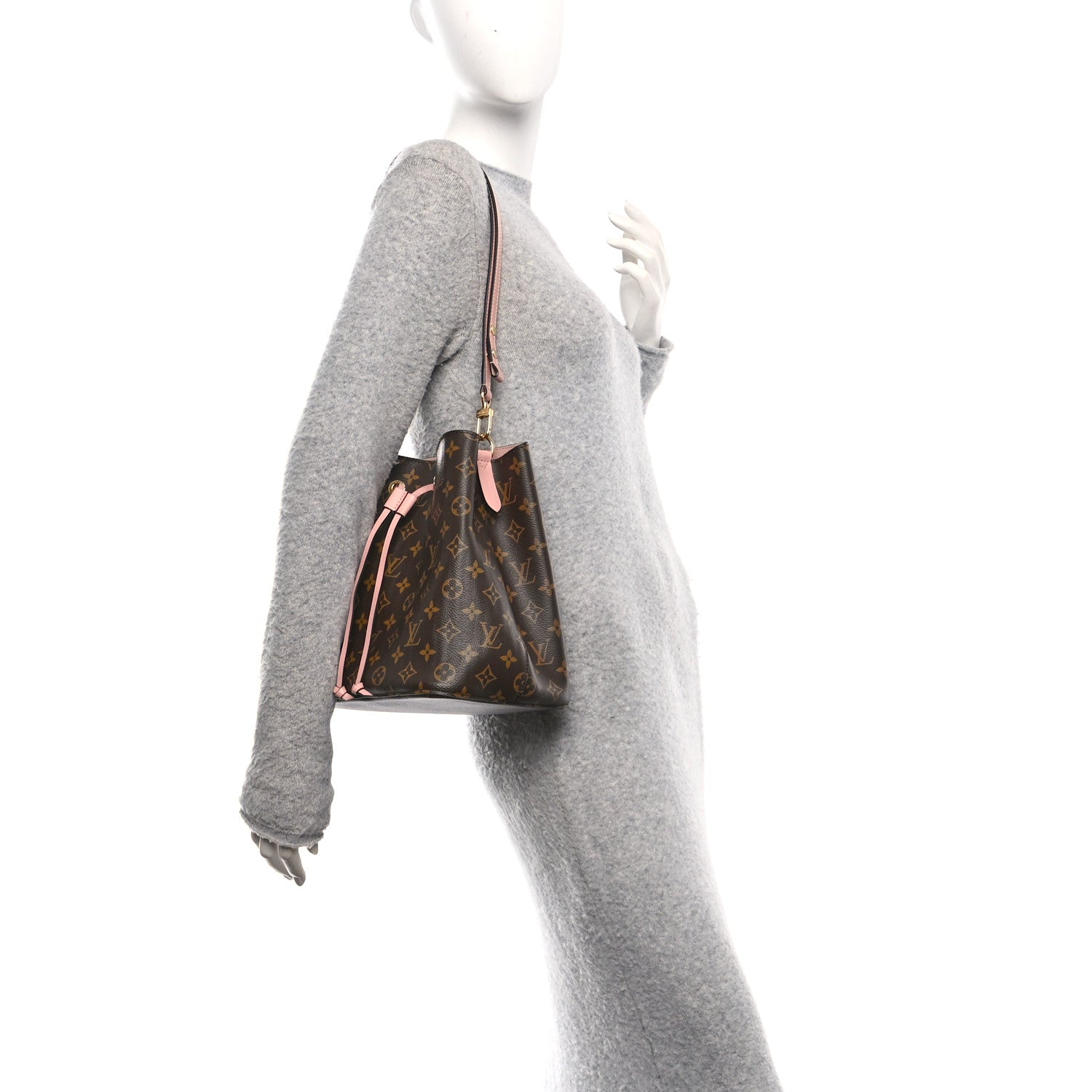 Louis Vuitton Monogram Neonoe MM Rose Poudre 2 of 11