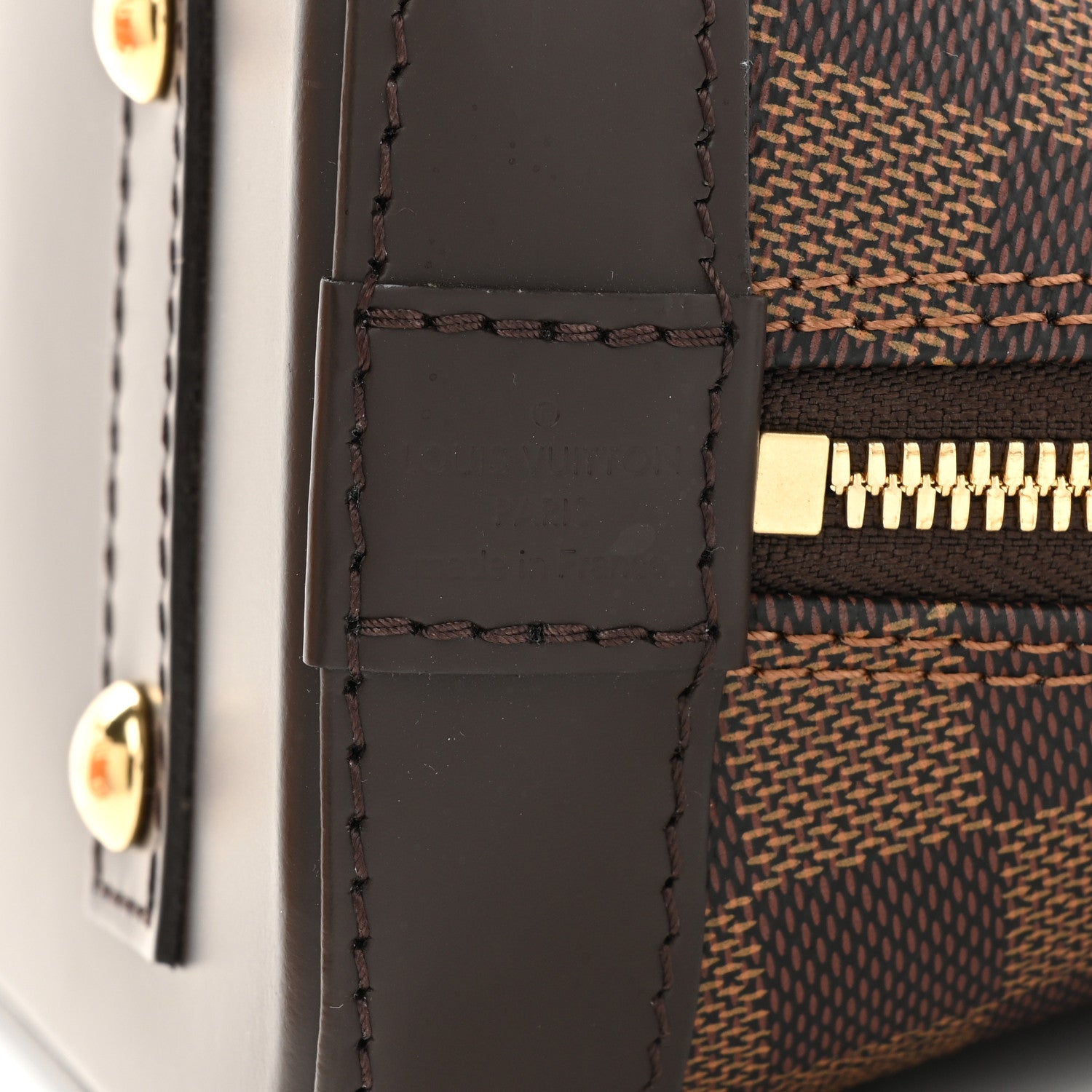 Louis Vuitton Damier Ebene Alma BB 6 of 10