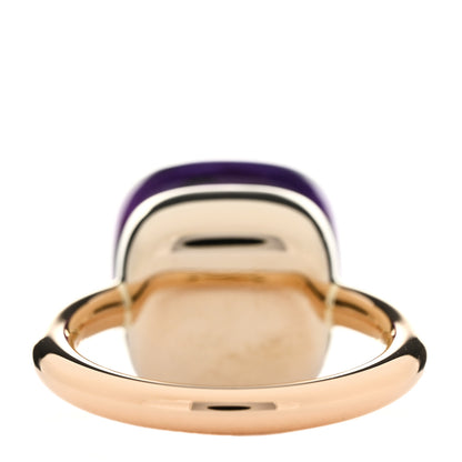 Pomellato 18K Rose Gold Amethyst Nudo Assoluto Ring 55 7.25 3 of 5