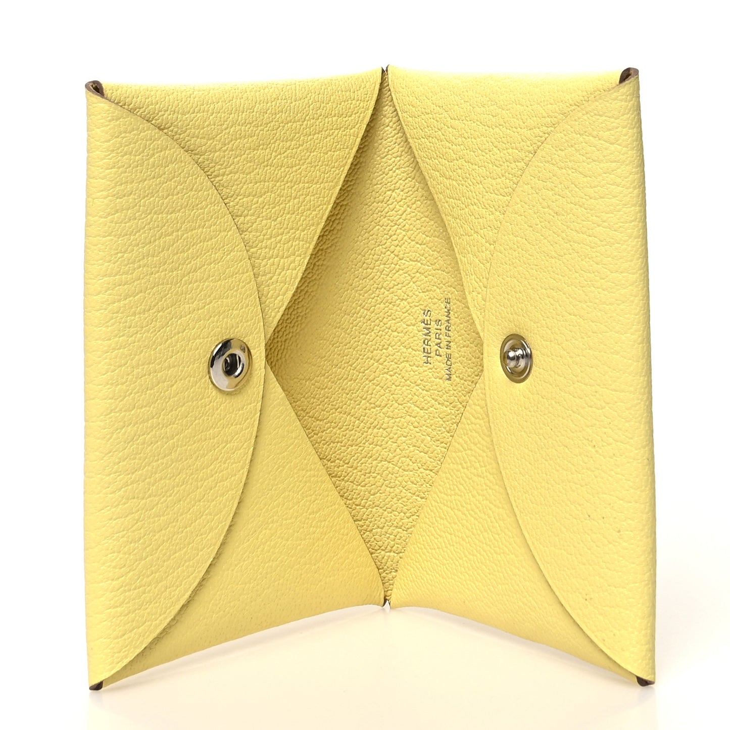 Chevre Mysore Calvi Card Case Limoncello