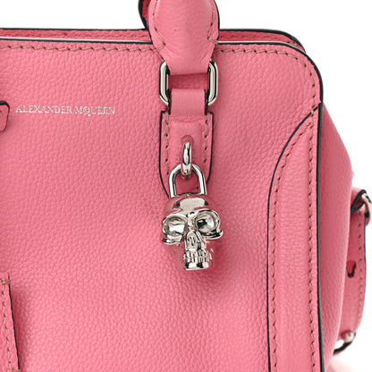 Alexander McQueen Pebbled Calfskin Mini Skull Padlock Zip Around Tote Petal 8 of 10