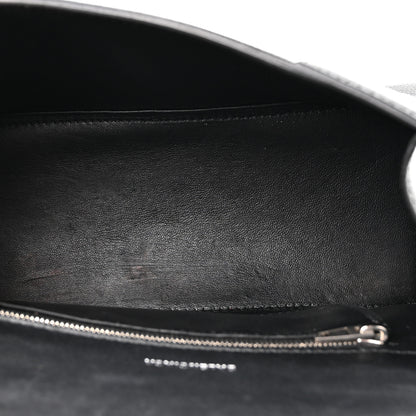 Balenciaga Grained Calfskin Small Hourglass Top Handle Bag Black 5 of 14