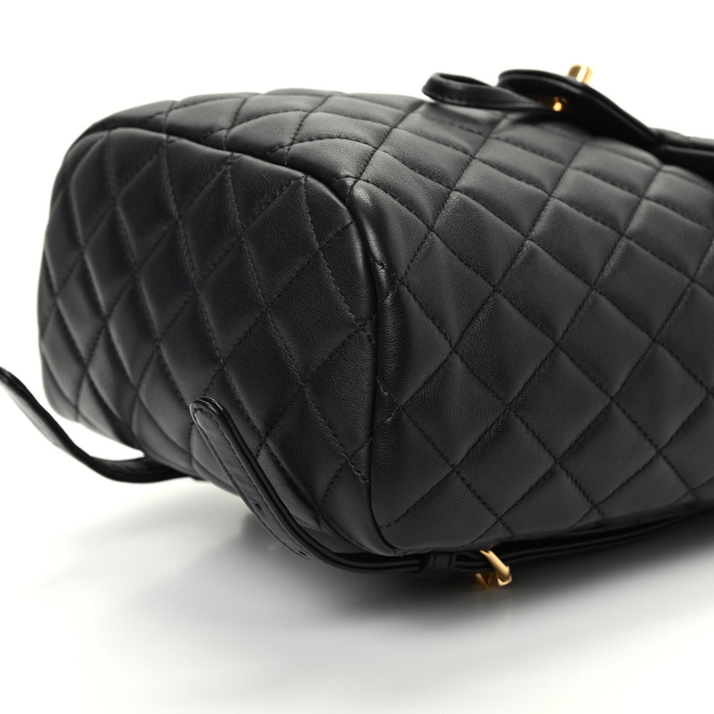 Calfskin Quilted Mini Urban Spirit Backpack Black