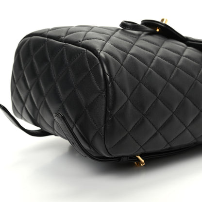 Chanel Calfskin Quilted Mini Urban Spirit Backpack Black 7 of 10
