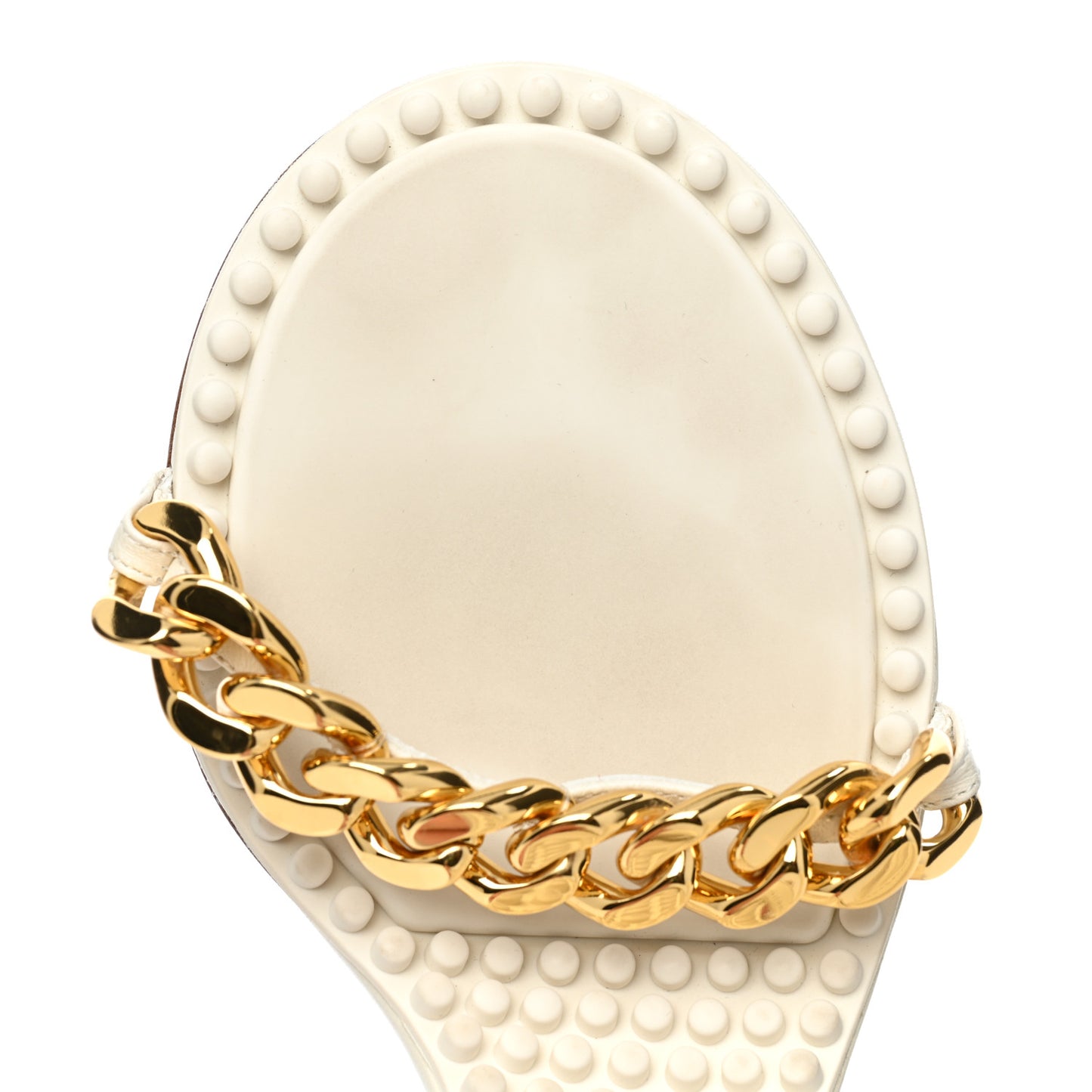 Lambskin Dot 90mm Sandals 40 String