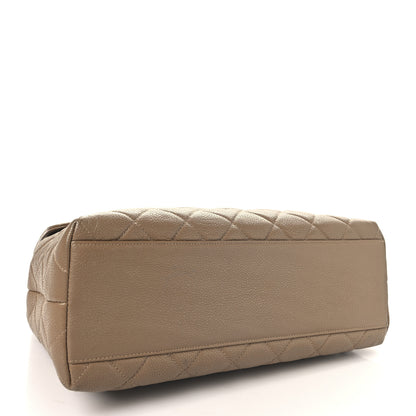 Chanel Caviar Quilted Jumbo Kelly Flap Beige 4 of 11