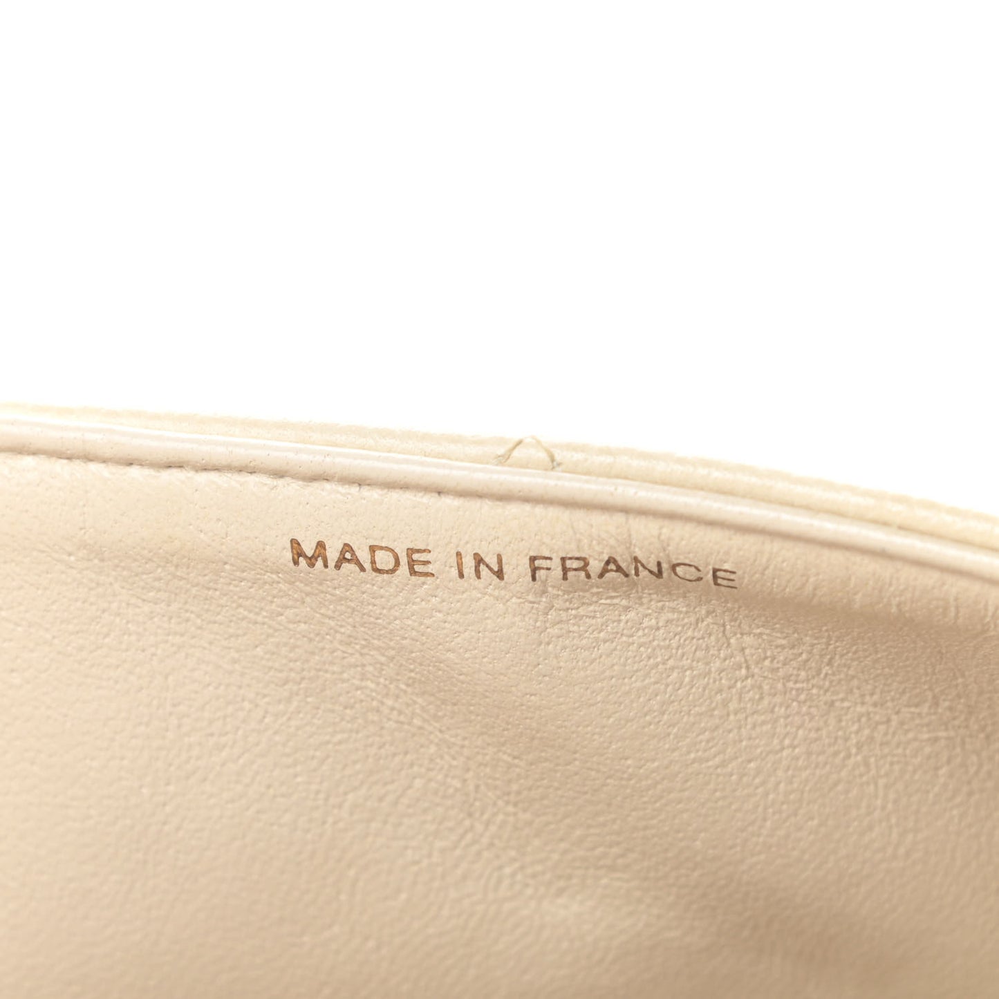Caviar Quilted Medium Single Flap White